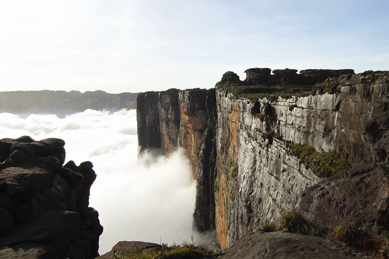 Parque Nacional do Monte Roraima, na tríplice fronteira entre Brasil, Guiana e Venezuela