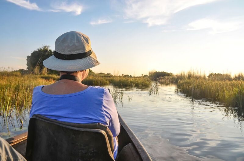 Delta do Okavango em Botsuana