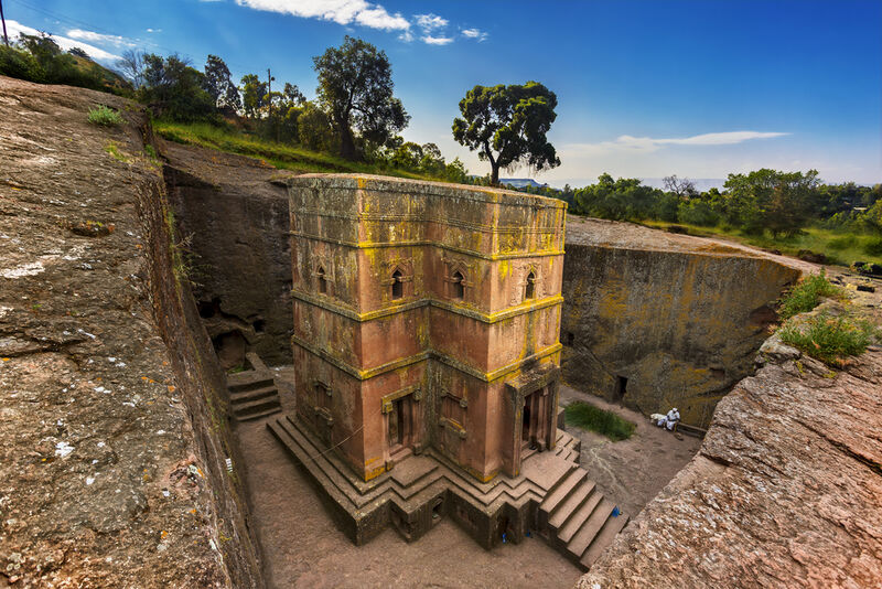 Igreja em Lalibela, Etiópia, África