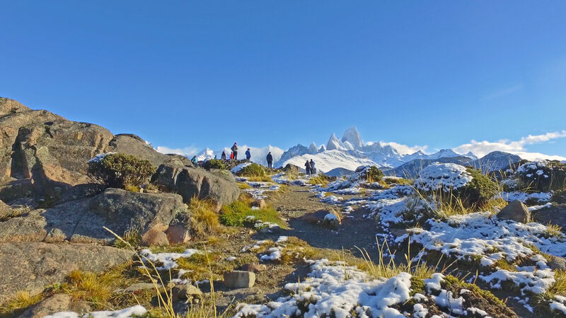Trekking nas montanhas: El Chaltén
