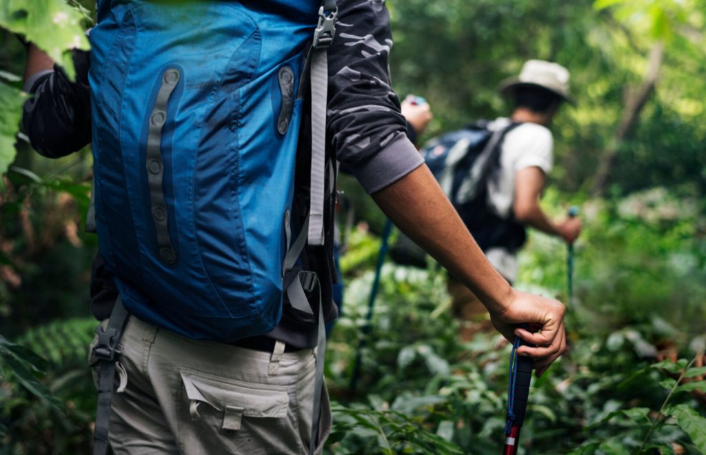 Imagem ilustrando trekking nas montanhas