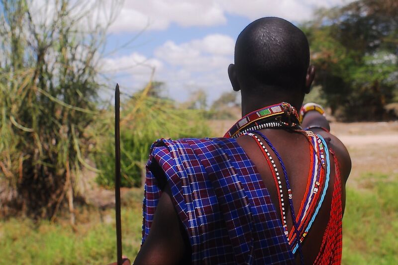 Rapaz da Tribo Masai, na África