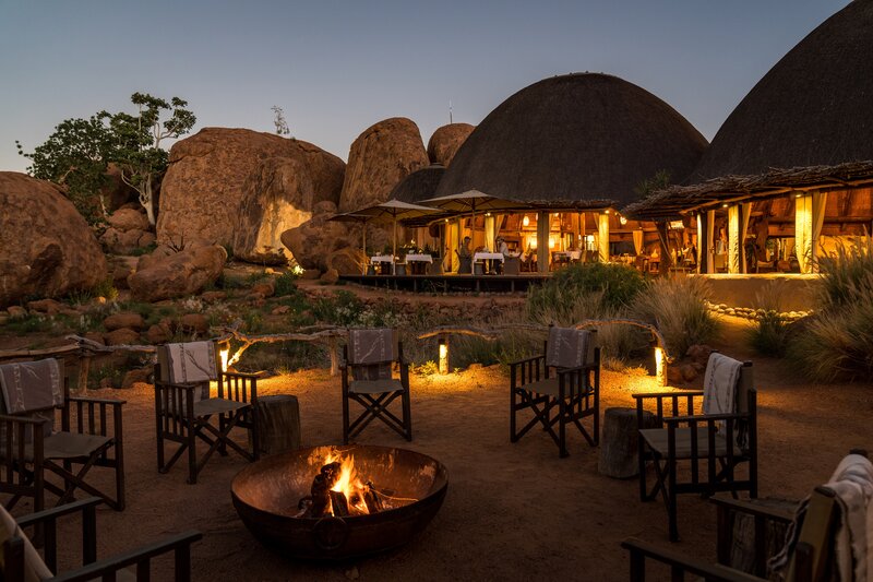 Lodges de luxo: Chiwani Safari Camps na Namíbia