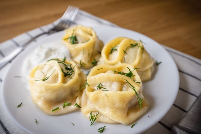 Manty, comida típica do Uzbequistão