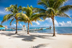 Beautiful,Caribbean,Sight,With,Turquoise,Water,In,San,Pedro,Island,