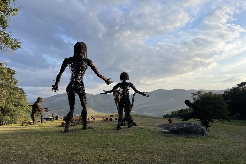 Obras de arte em Ibitipoca, Minas Gerais