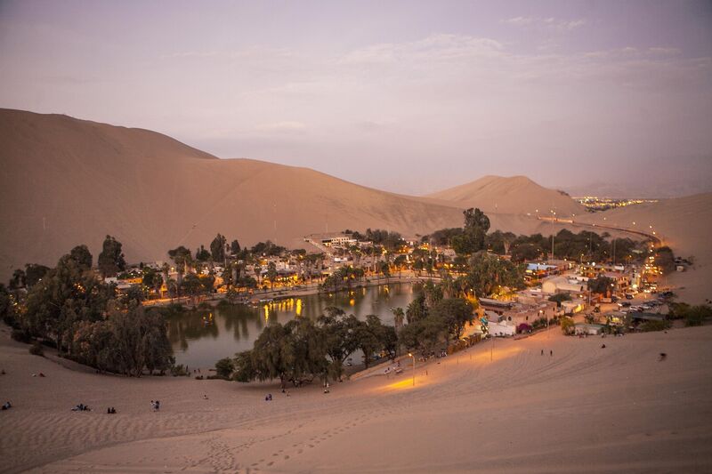 Huacachina, no Peru