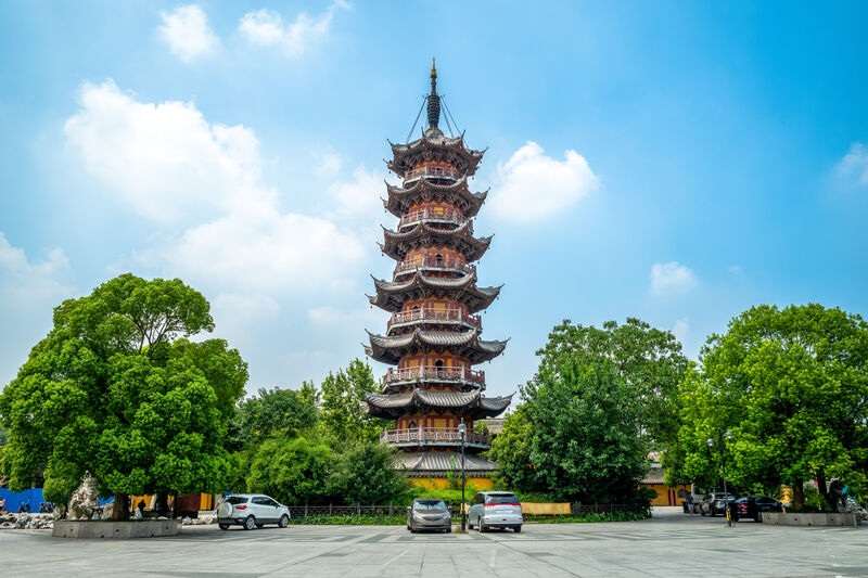 Templo Longhua, na China