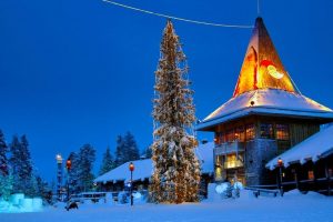 Santa,Claus,Village,In,Rovaniemi,,Lapland,,Arctic,Circle,,Finland,,Europe,