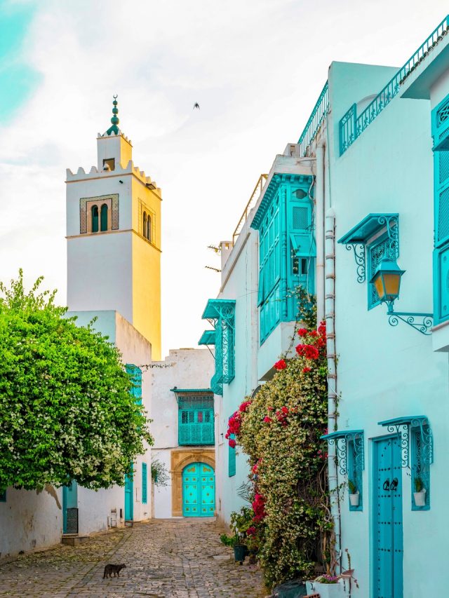 White-blue,City,Of,Sidi,Bou,Said,,Tunisia.,Eastern,Fairy,Tale