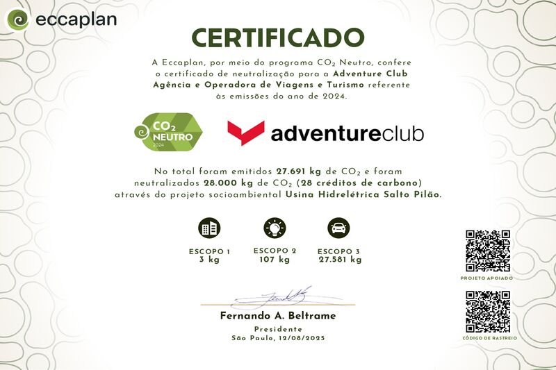 Adventure Club recebe o selo CO₂ Neutro