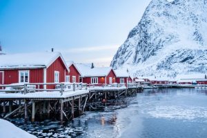 Ilhas Lofoten, na Noruega