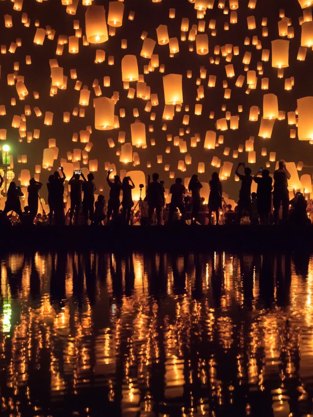 Festival das Lanternas na Tailândia