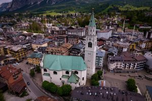 Cortina,,It,-,Mar,12,,2024:,Aerial,View,Of,Cortina