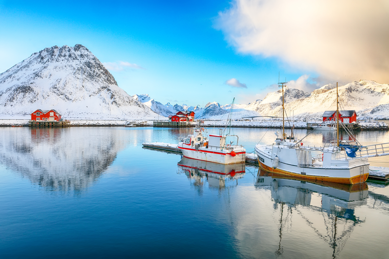 Ilhas Lofoten, na Noruega