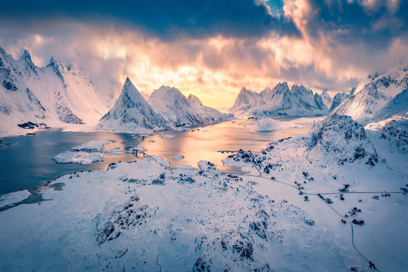 Ilhas Lofoten, na Noruega