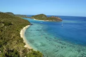 Vista deslumbrante nas Ilhas Fiji