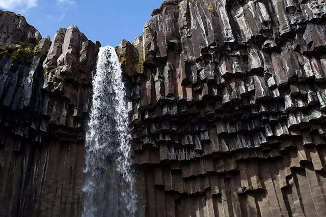 Cachoeiras Svartifoss, Skaftafell - Islândia