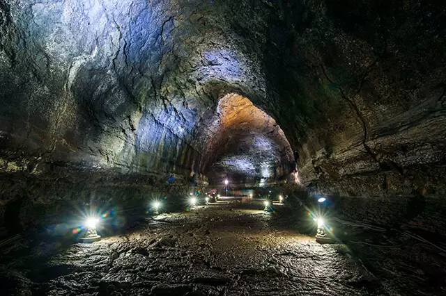 Caverna de lava de Manjanggul, Ilha de Jeju - Coreia do Sul