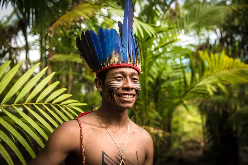 Indígena Tupi Guarani da Amazônia