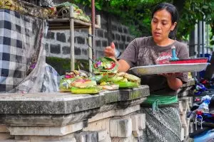 Comida local Indonésia