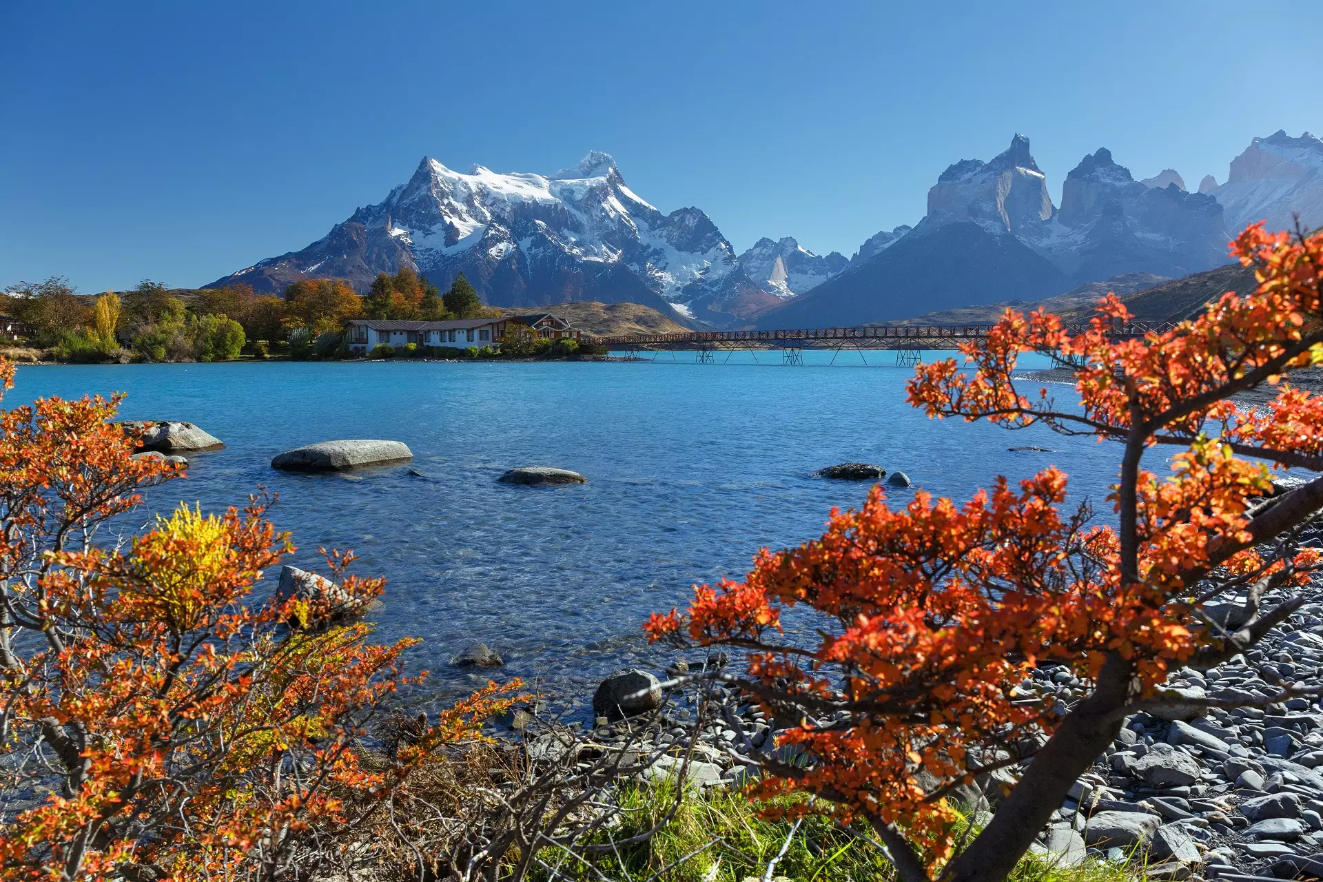 Linda paisagem na Patagônia Chilena