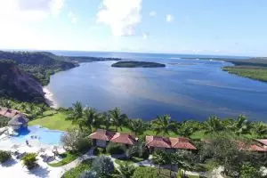 Barra de São Miguel: vista do Gungaporanga Hotel