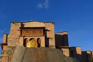 The,Temple,Of,The,Sun,Or,"qorikancha",In,Cusco,During