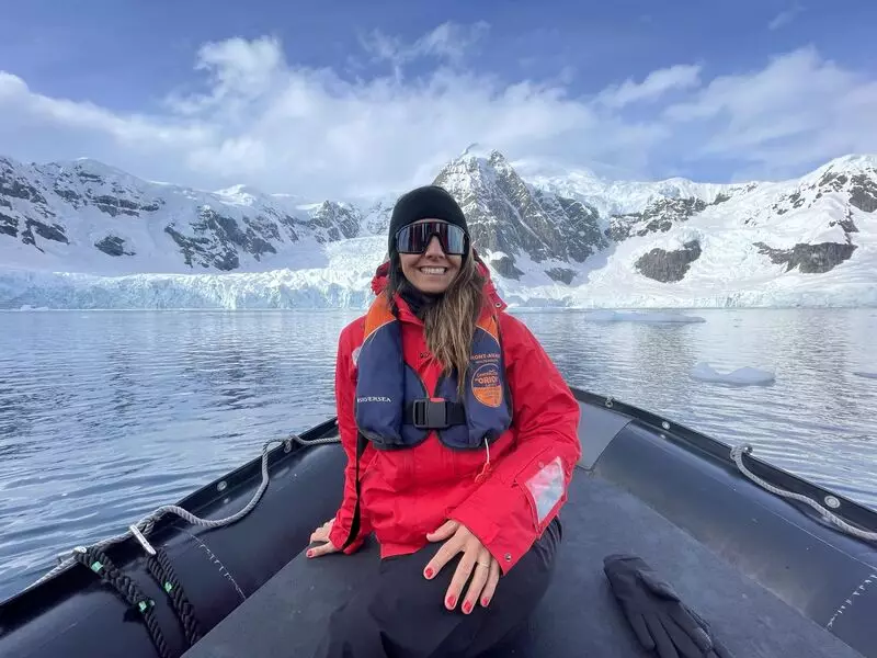 Viagem de Eliane Leite, diretora da Adventure Club, à Antártica