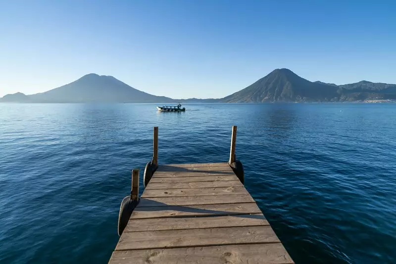 Lago Atitlan, na Guatemala