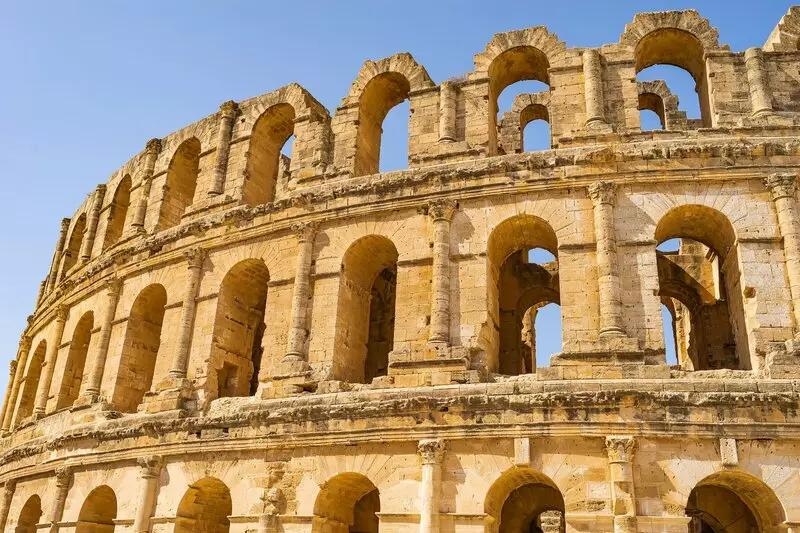 El Jem, na Tunísia