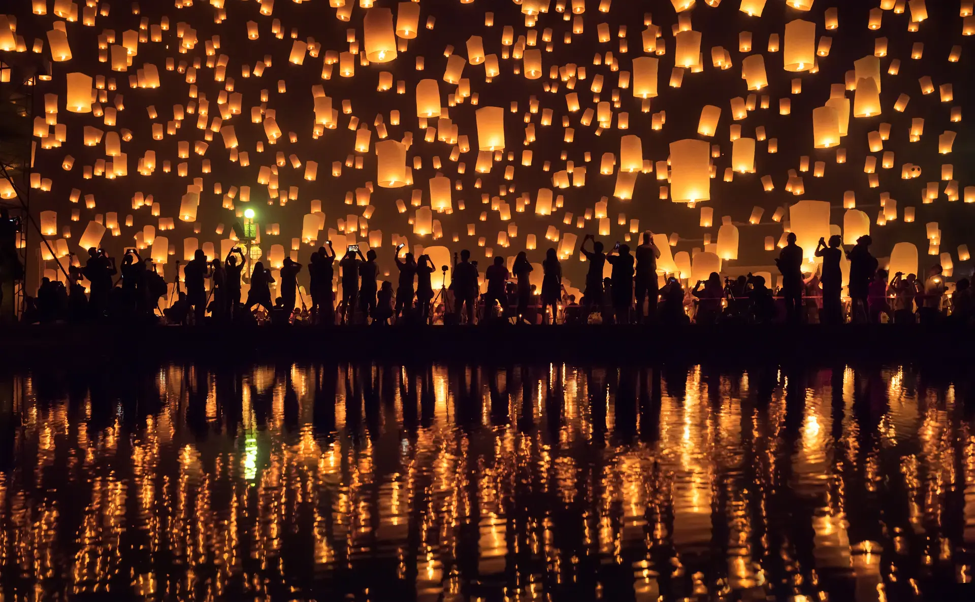Festival das Lanternas na Tailândia